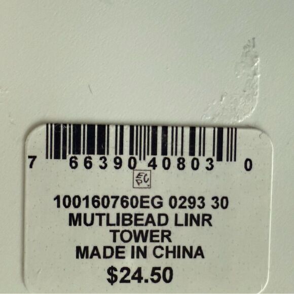 Style & Co Multi Colored Beaded Tower Dangle Earrings - Picture 3 of 3